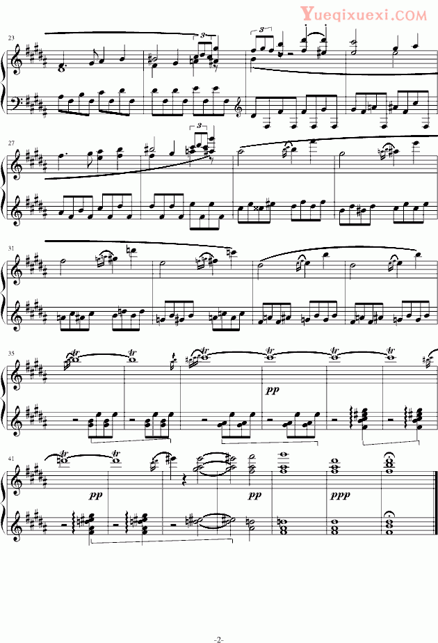 S.207 En Reve（梦后）—李斯特 钢琴谱
