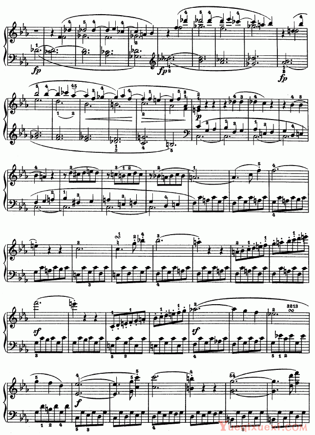 贝多芬-beethoven C小调第五钢琴奏鸣曲 - Op. 10—1
