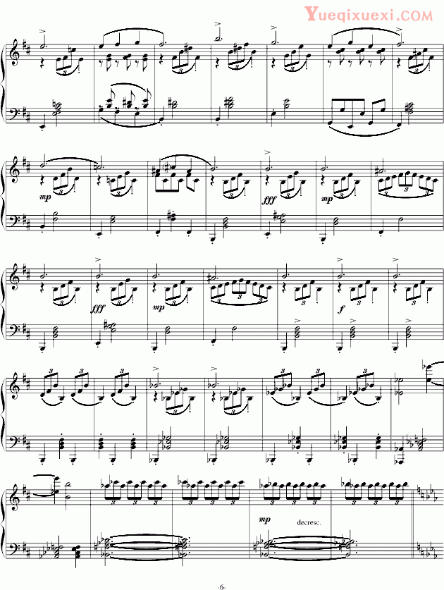 舒伯特 即兴曲Op.90 No.2（又名D899 No.2） 钢琴谱