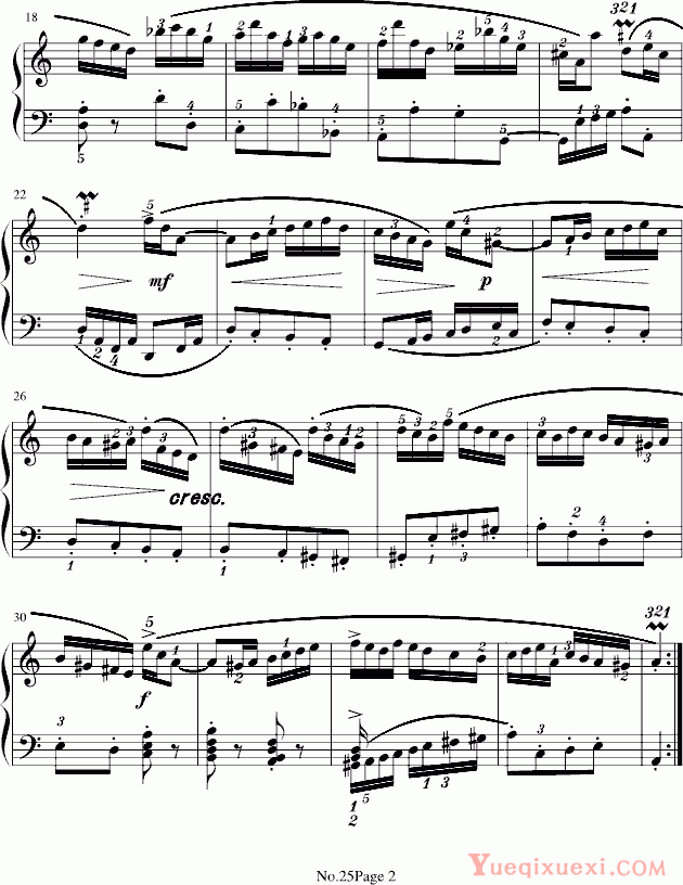 巴赫-P.E.Bach 初步II No.25 Scherzo