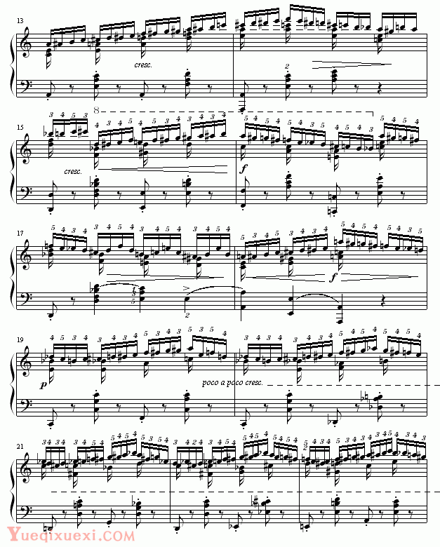 肖邦-chopin 练习曲OP10No2(钢琴名人名曲)