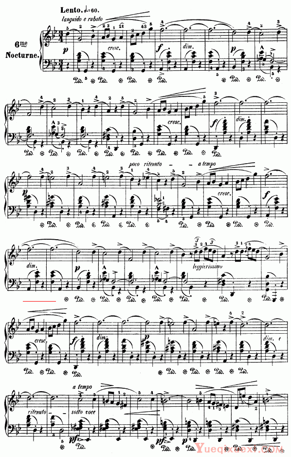 肖邦-chopin g小调夜曲作品15号 OP15 NO.3
