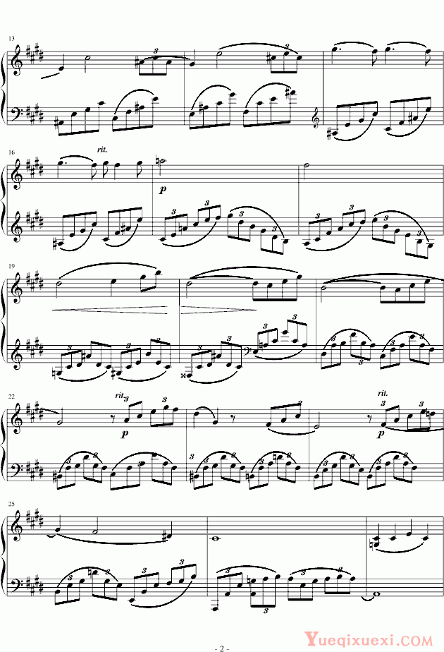 Claude Debussy Arabesque 钢琴谱
