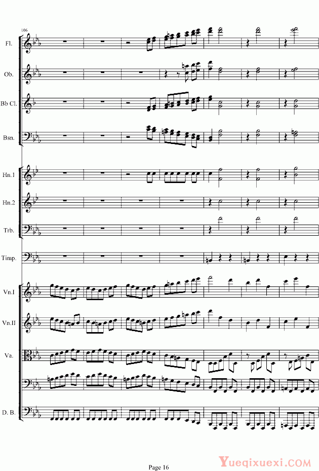 贝多芬 第三交响曲第一乐章