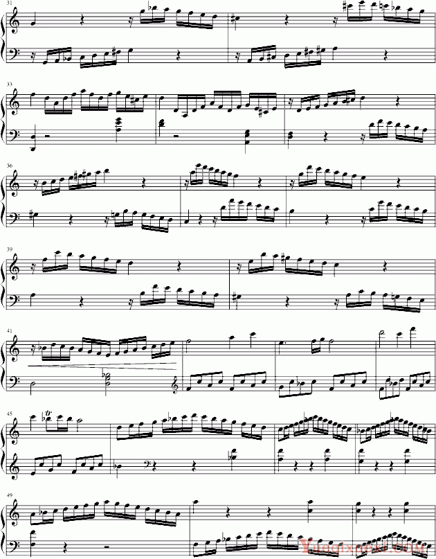 莫扎特 C大调奏鸣曲