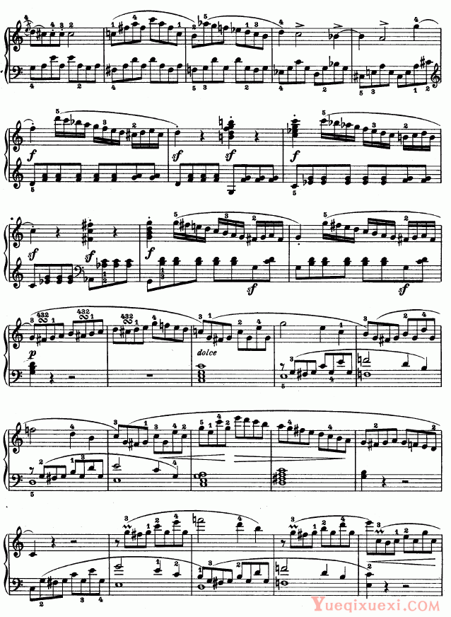 贝多芬-beethoven 第三钢琴奏鸣曲 -Op.2 No.3