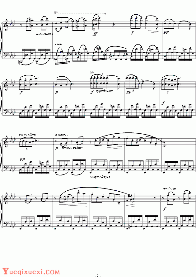 chopin《肖邦练习曲-Etude OP.10 No.9》钢琴谱