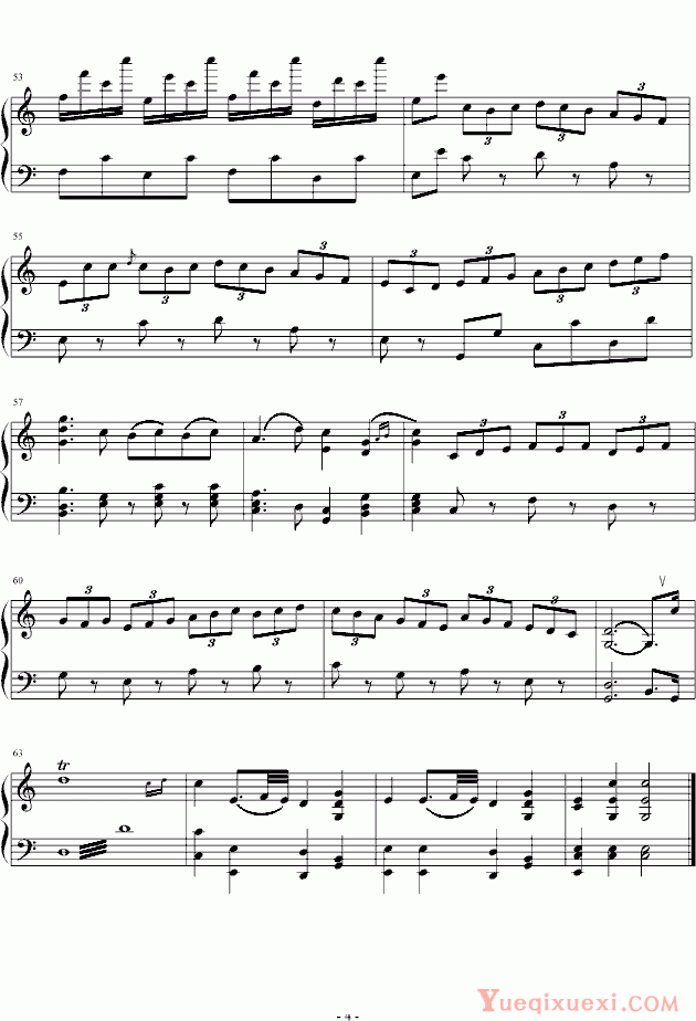 布列瓦尔 C大调奏鸣曲(二）