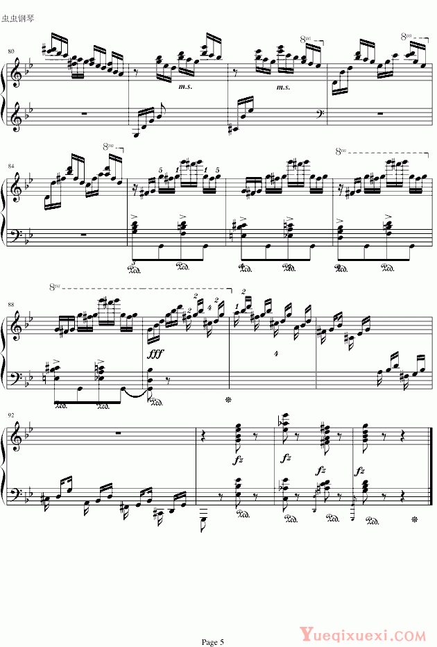 莫什科夫斯基 Moszkowski 练习曲Op.72 No.2