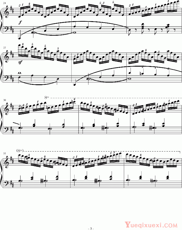 车尔尼 Czerny 练习曲Op.740 No.3