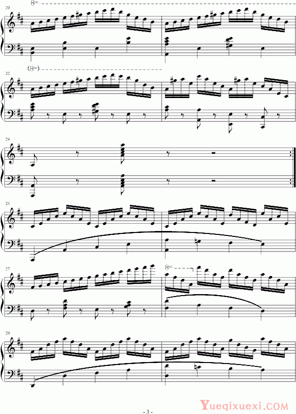 车尔尼-Czerny 练习曲 Op.740 No.3