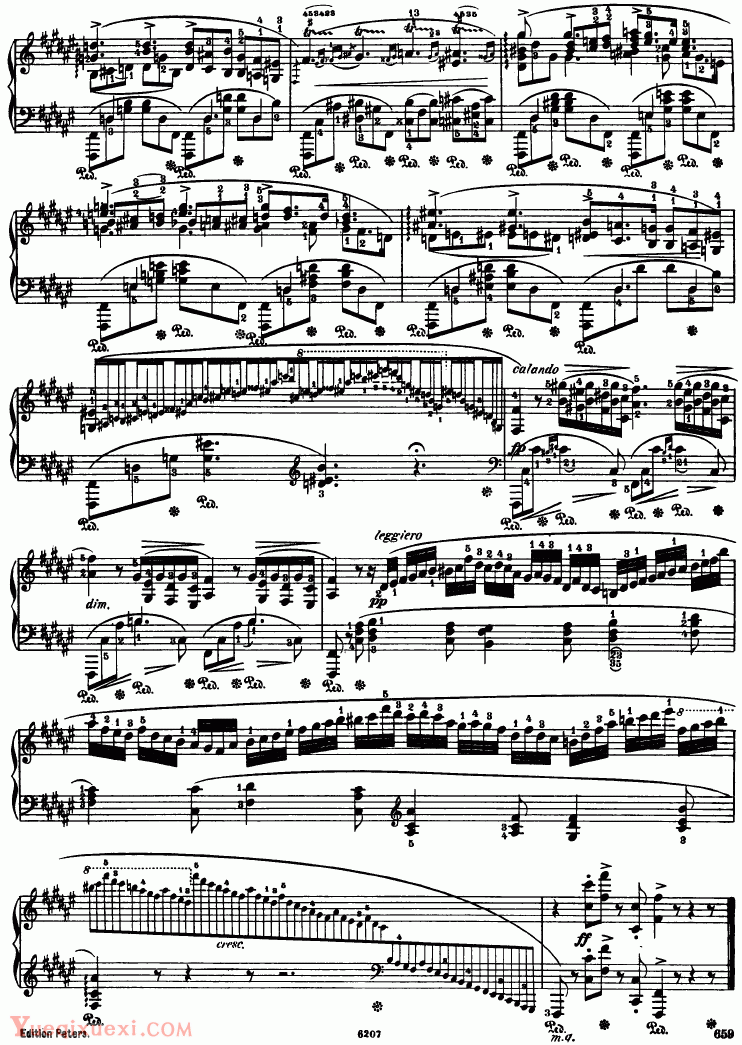 肖邦-chopin 船歌 Barcarolle Op 60（钢琴名人名曲)
