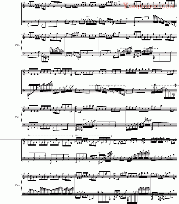 Johann Pachelbel Double Canon in C 钢琴谱