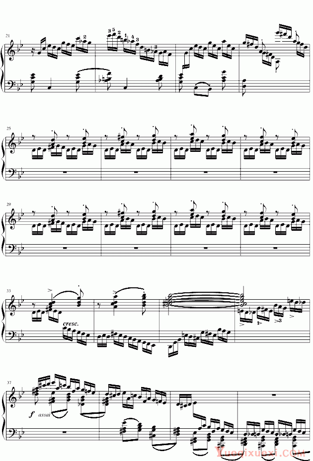 莫什科夫斯基 Moszkowski 练习曲Op.72No.2(完美版)