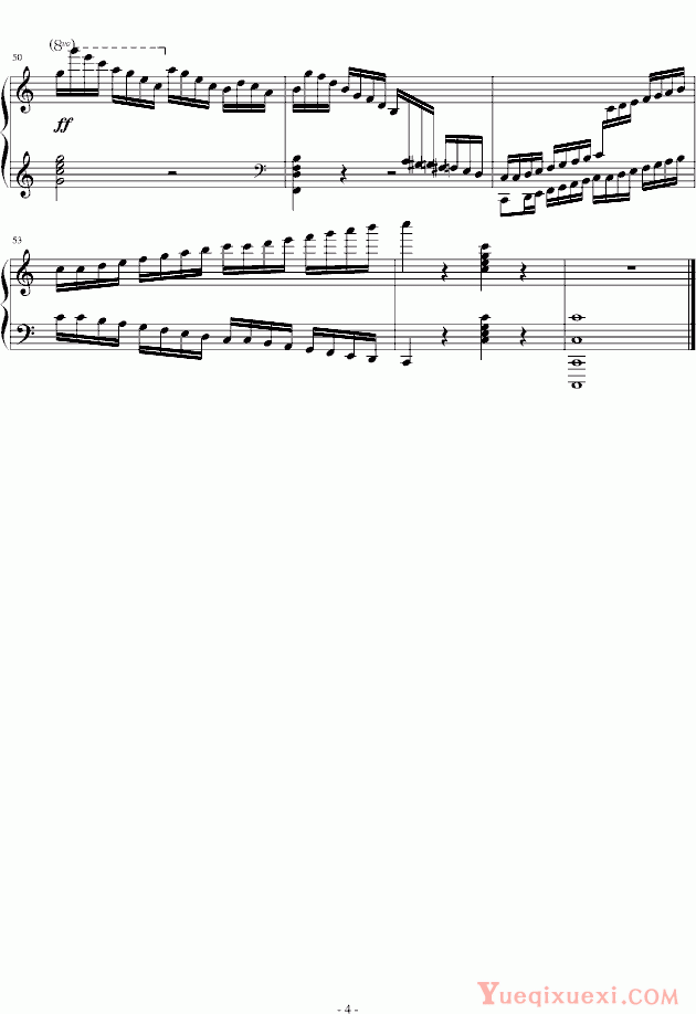 莫什科夫斯基 Moszkowski 练习曲Op.72 No.5