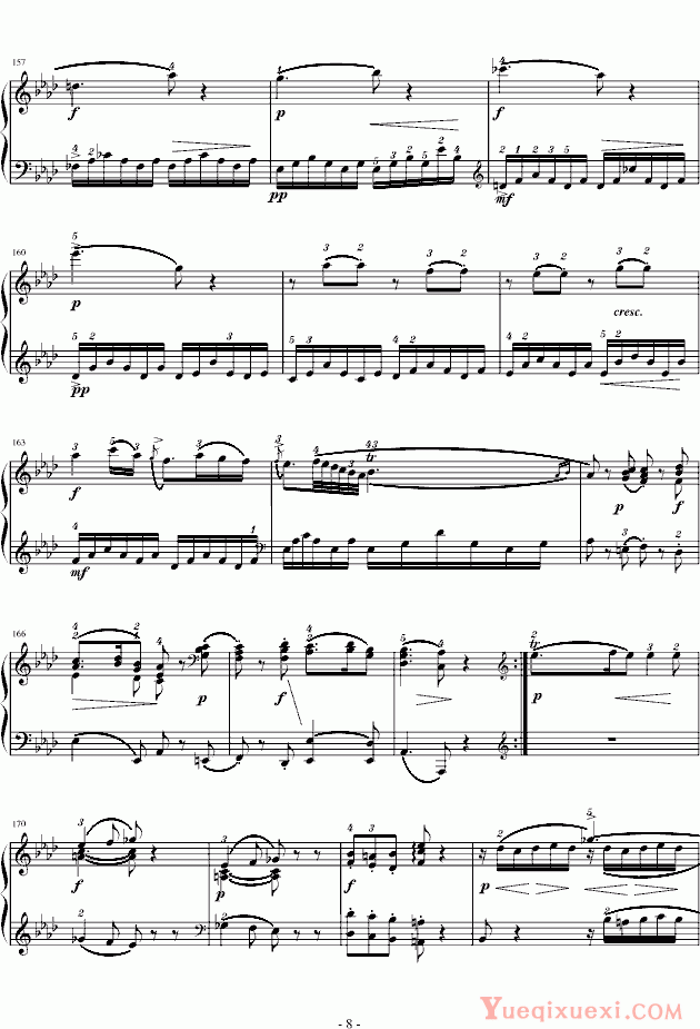 莫扎特F大调钢琴奏鸣曲 K280