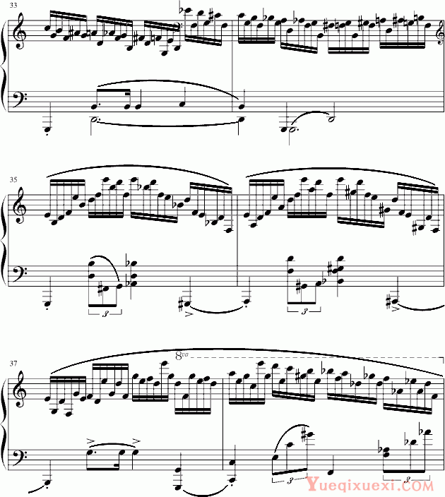 肖邦 chopin 练习曲Op.25 No.11