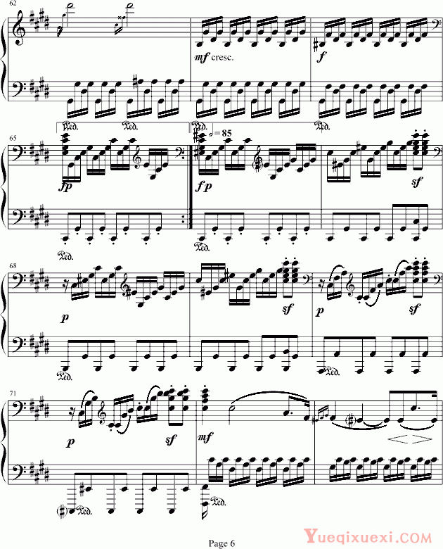 贝多芬 beethoven 月光奏鸣曲第三乐章