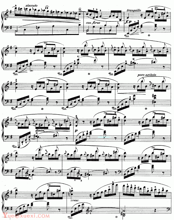 肖邦-chopin 钢琴第一协奏曲 op.11-1（钢琴名人名曲)