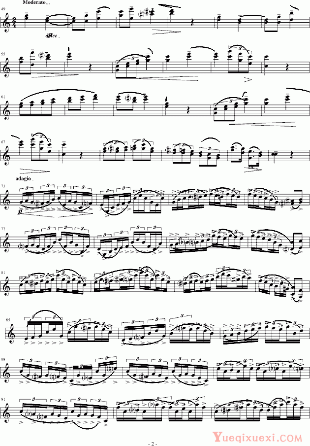 莫扎特 小提琴变奏曲 钢琴谱