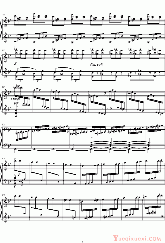 莫什科夫斯基 Moszkowski 火花(Op.36 No.6) 钢琴谱