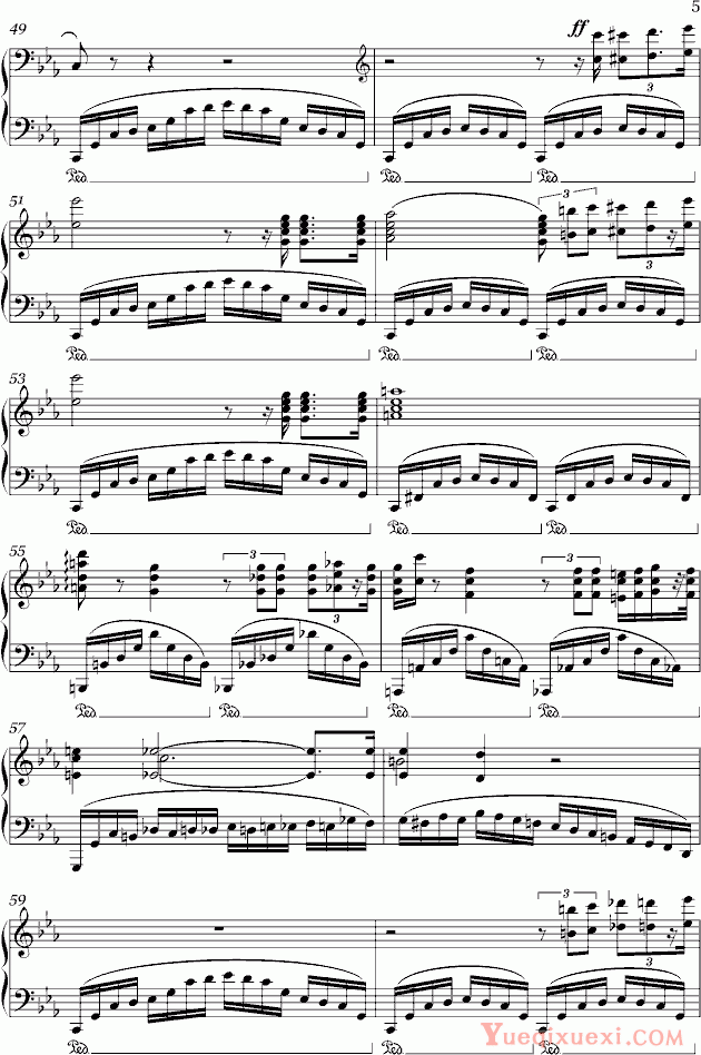 肖邦 chopin 革命练习曲Op.10, No.12