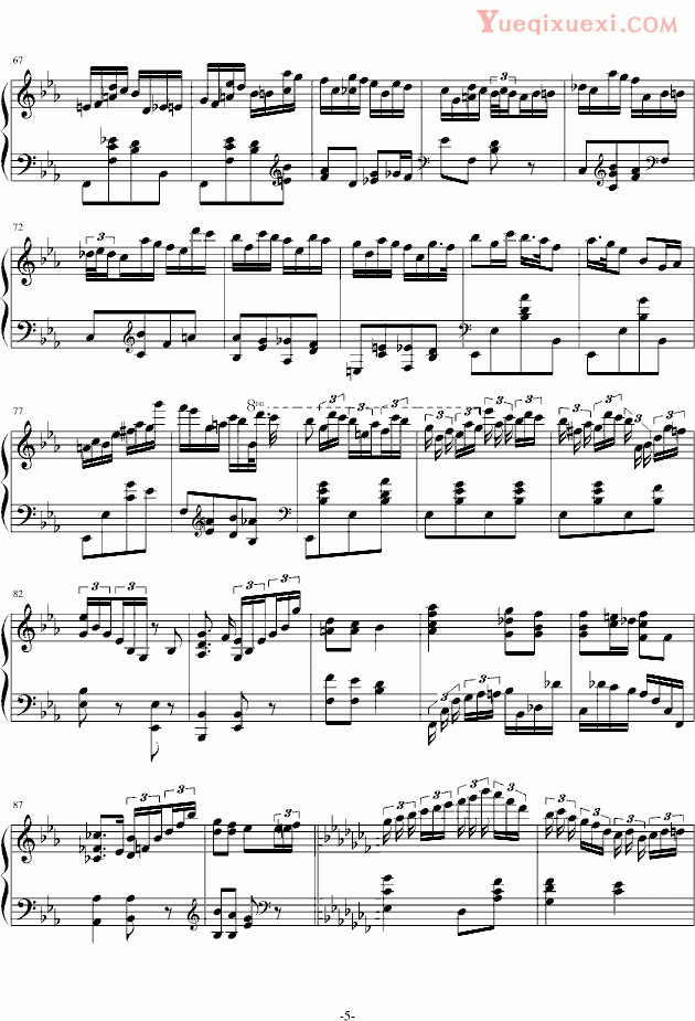 肖邦 chopin《第三钢琴回旋曲Op.16》钢琴谱