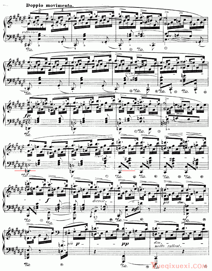 肖邦-chopin 升F大调夜曲作品15号 Nocturne Op.15 No.3