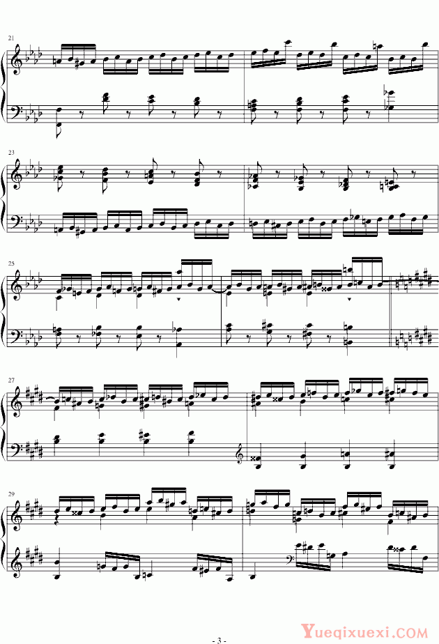 肖邦 chopin 练习曲 op 10-4