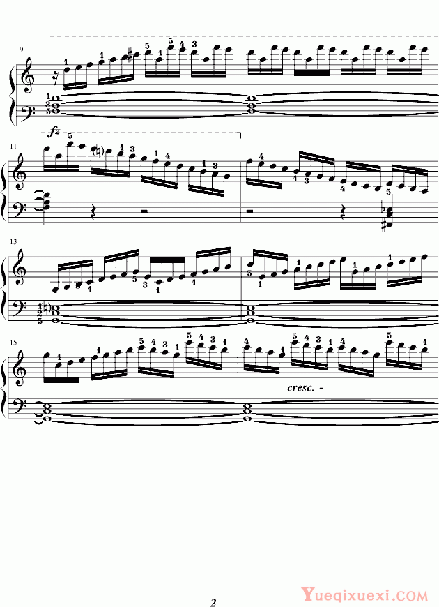 车尔尼 Czerny 练习曲.299