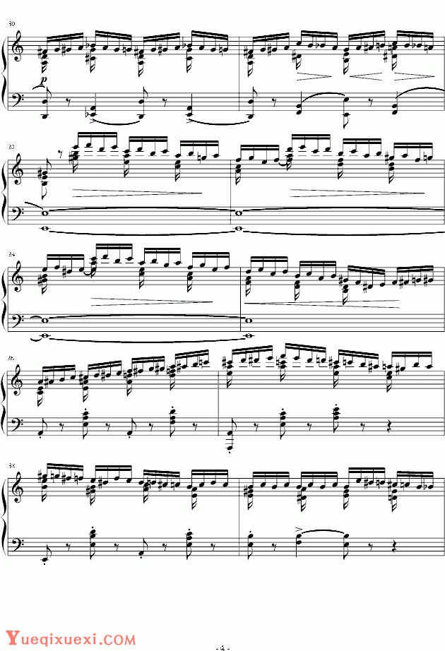 chopin《肖邦练习曲-Etude OP.10 No.2》钢琴谱