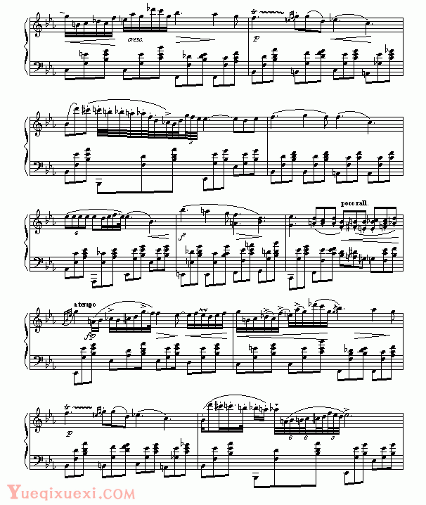肖邦-chopin 夜曲 钢琴名人名曲谱