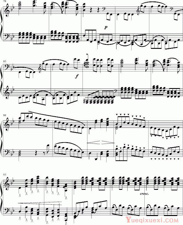 莫扎特 莫扎特第四十号交响曲（第一乐章）
