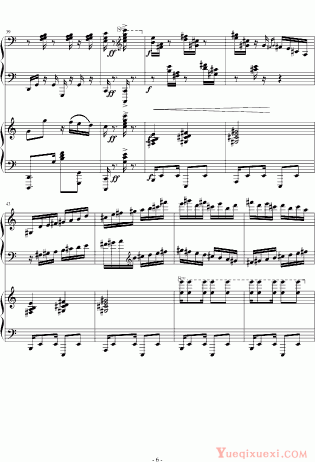 米约 爵士双钢琴奏鸣曲第三乐章