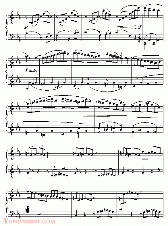 贝多芬-beethoven 悲怆奏鸣曲第三乐章（钢琴名人名曲)