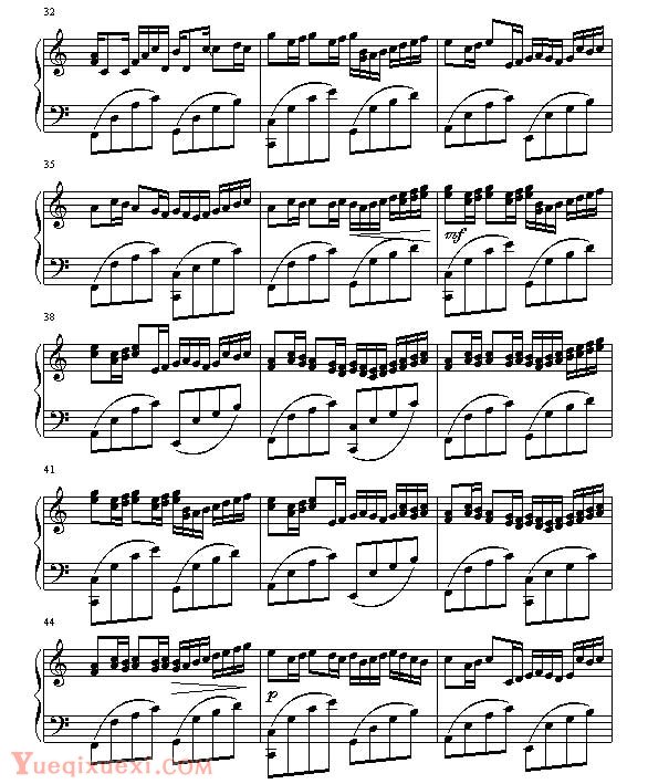 赫贝尔-Pachelbel Kanon by Pachelbel  钢琴名人名曲五线谱