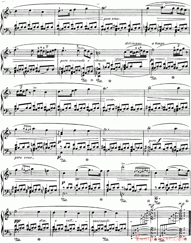 肖邦-chopin F大调夜曲作品15号 Nocturne Op.15 No.1