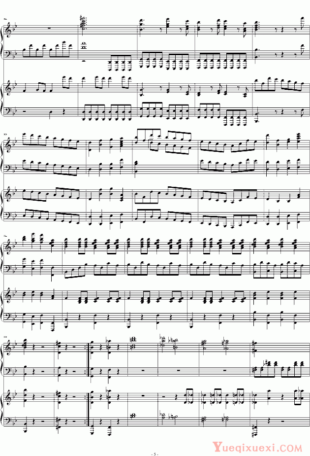 莫扎特 第四十号交响曲第一乐章 双钢琴
