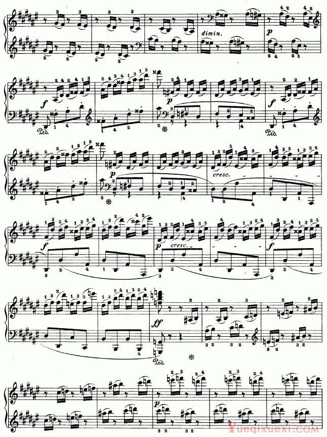 贝多芬-beethoven 第二十四钢琴奏鸣曲-Op.78