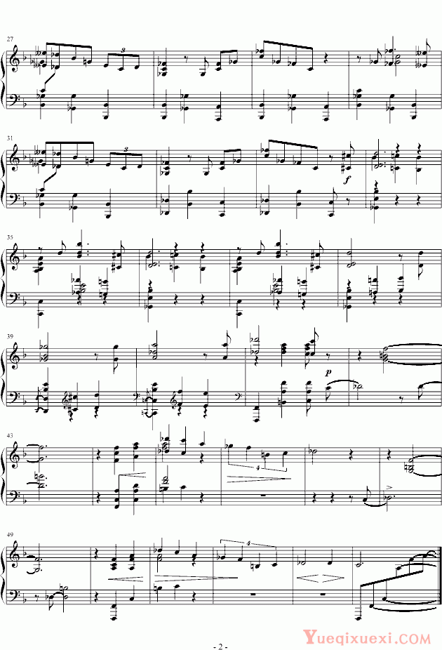 斯克里亚宾 准圆舞曲 Op.47