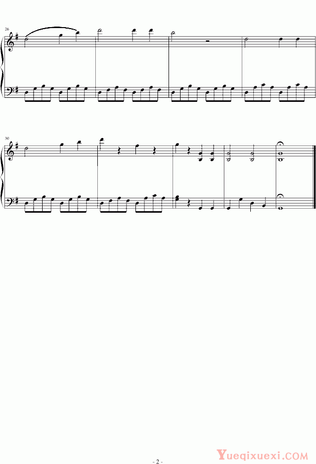 贝多芬-beethoven G大调小奏鸣曲Moderato