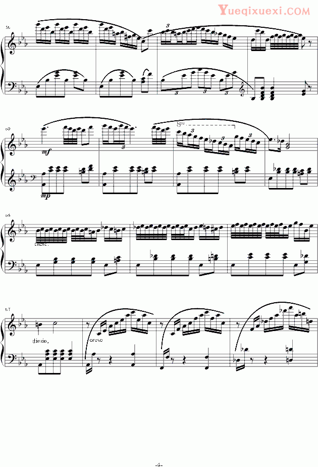肖邦 chopin《降b小调夜曲,Op.9-1》钢琴谱