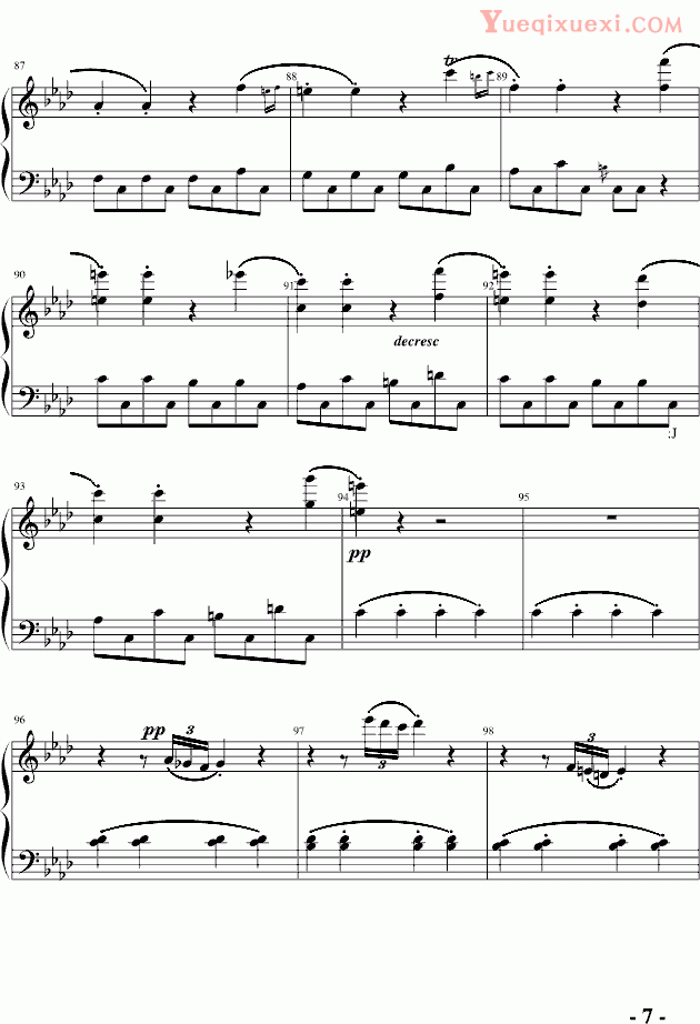 贝多芬 beethoven Piano Sonata No 1 part 1 钢琴谱