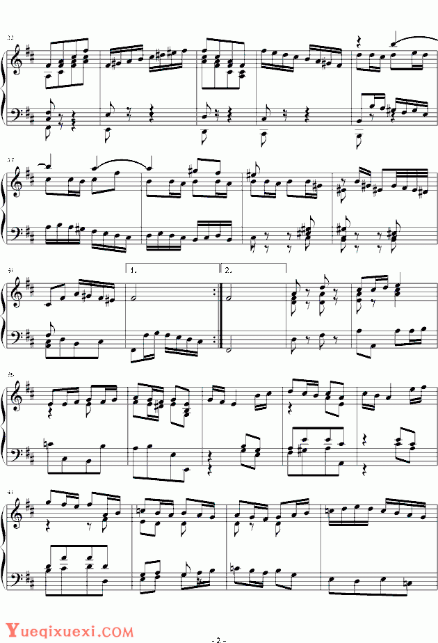 雅克·奥芬巴赫 BWV831ECHO 钢琴谱