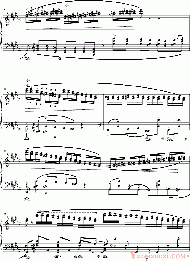 肖邦 chopin 肖邦三度练习曲(op.25 no.6)