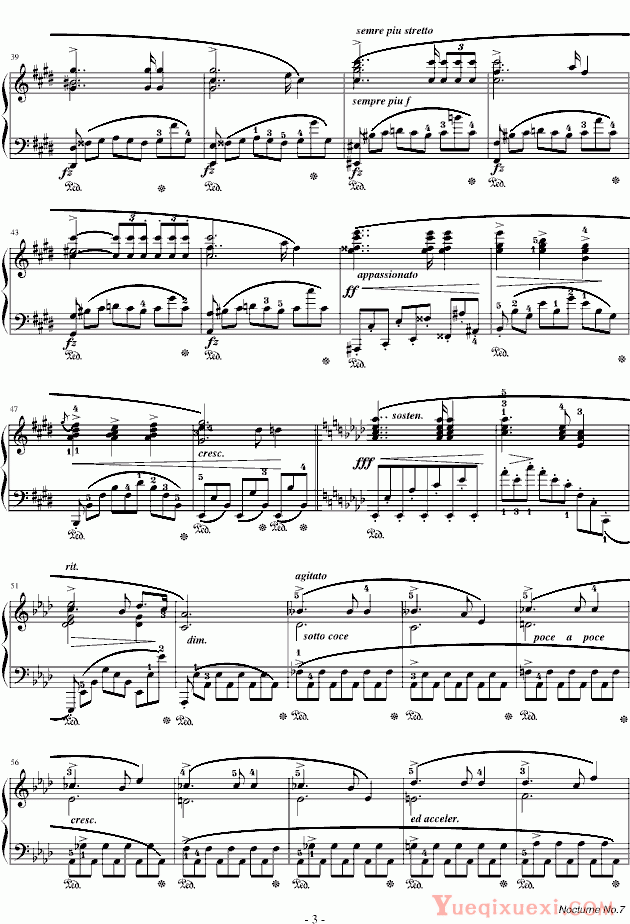 肖邦chopin 肖邦升c小调夜曲(Op.27-1)