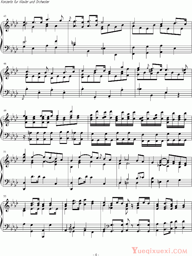 肖邦 chopin 肖邦第二钢琴协奏曲（第一乐章）