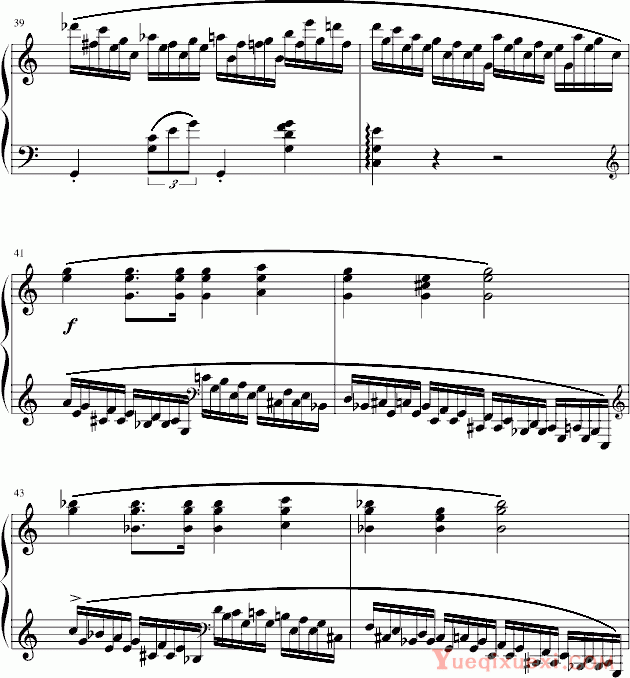 肖邦 chopin 练习曲Op.25 No.11