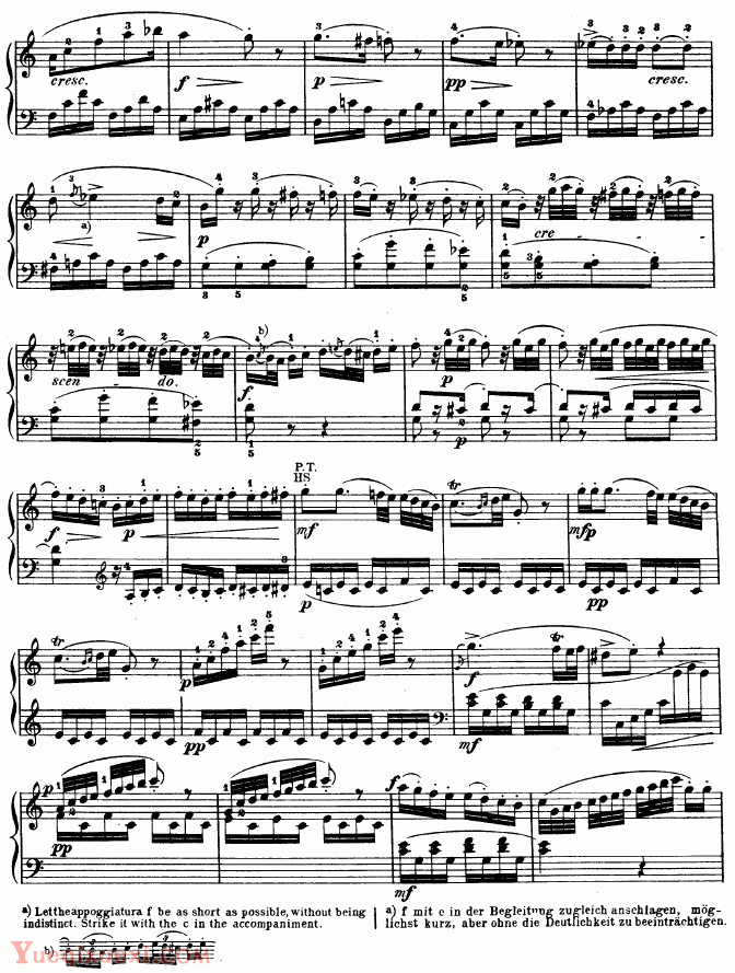 莫扎特 钢琴奏鸣曲 kv330（钢琴名人名曲)