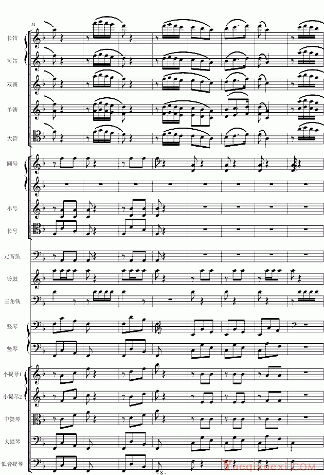 比才 Bizet 歌剧卡门选段 第四幕间奏曲 钢琴谱
